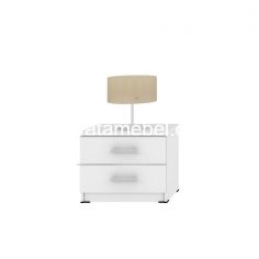 Side Table Size 60 - ACTIV Madrid NK 60 / White Glossy - Grey Linen